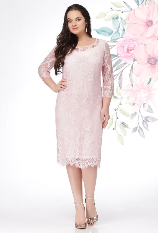 Dress Lenata 11908 pink