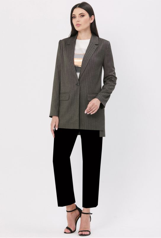 Jacket Bazalini 3831 gray-brown