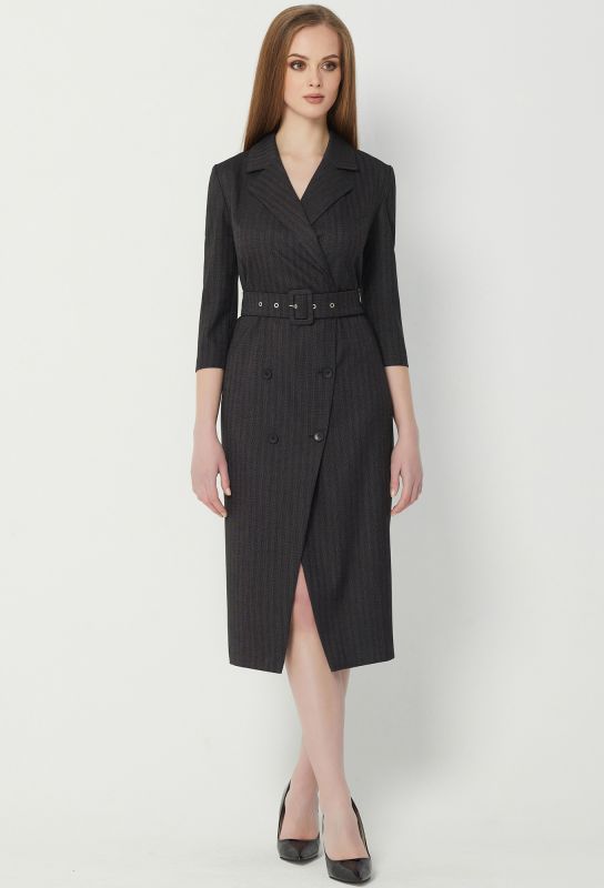 Dress Bazalini 3858 t. gray stripe