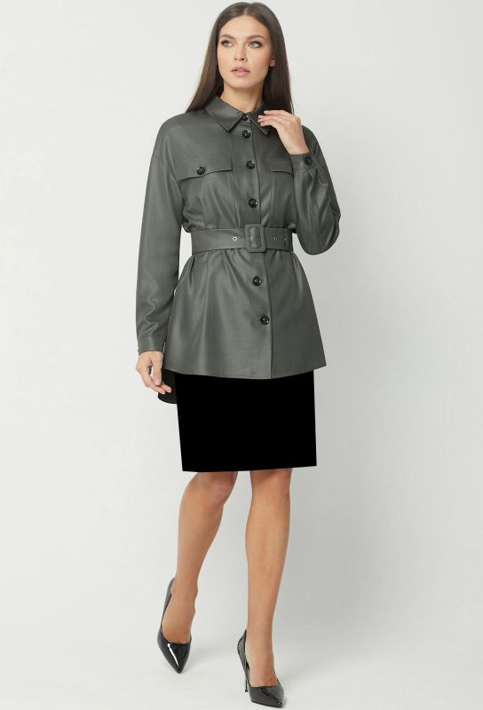 Jacket Bazalini 4245 gray-khaki