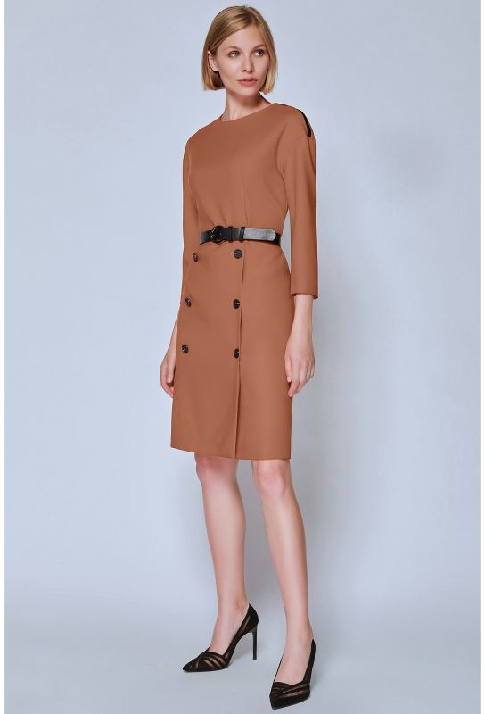 Dress Bazalini 4327 brown