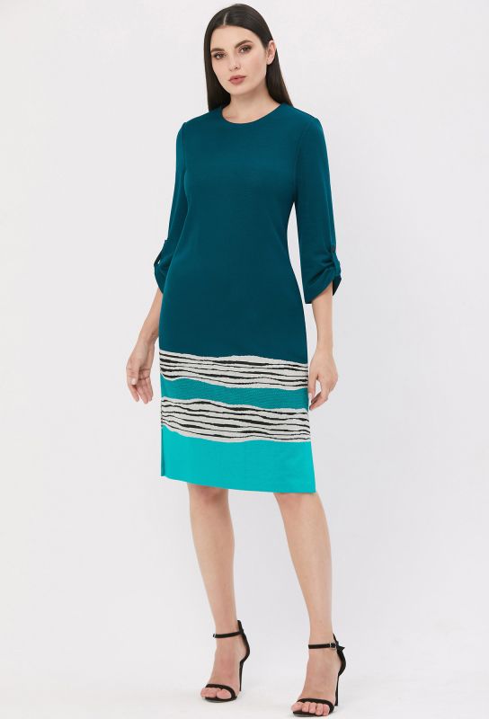 Dress Bazalini 4595 turquoise